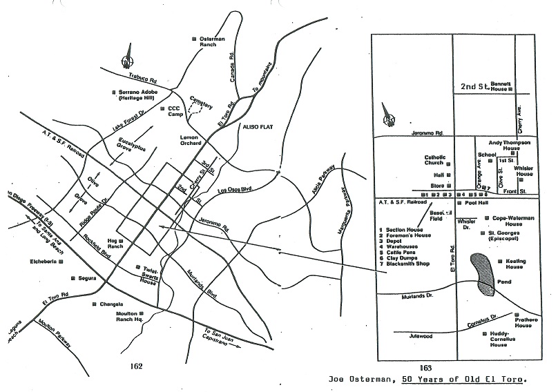 Map of Old El Toro